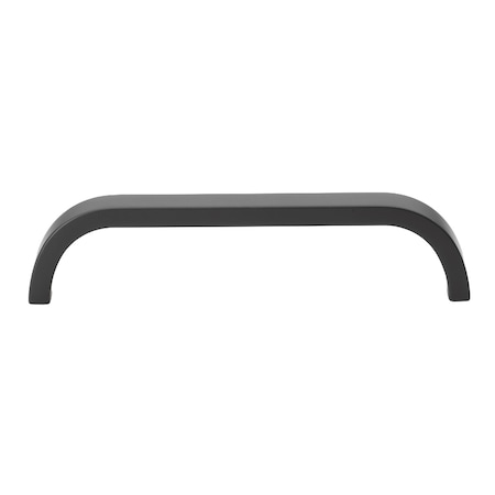 Gliderite Hardware 5-1/16 in. Center to Center Curved Bar Pull Matte Black, 10PK 4843-128-MB-10